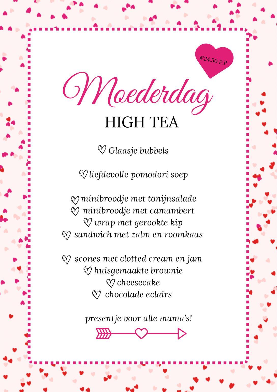Moederdag high tea 2024 BO