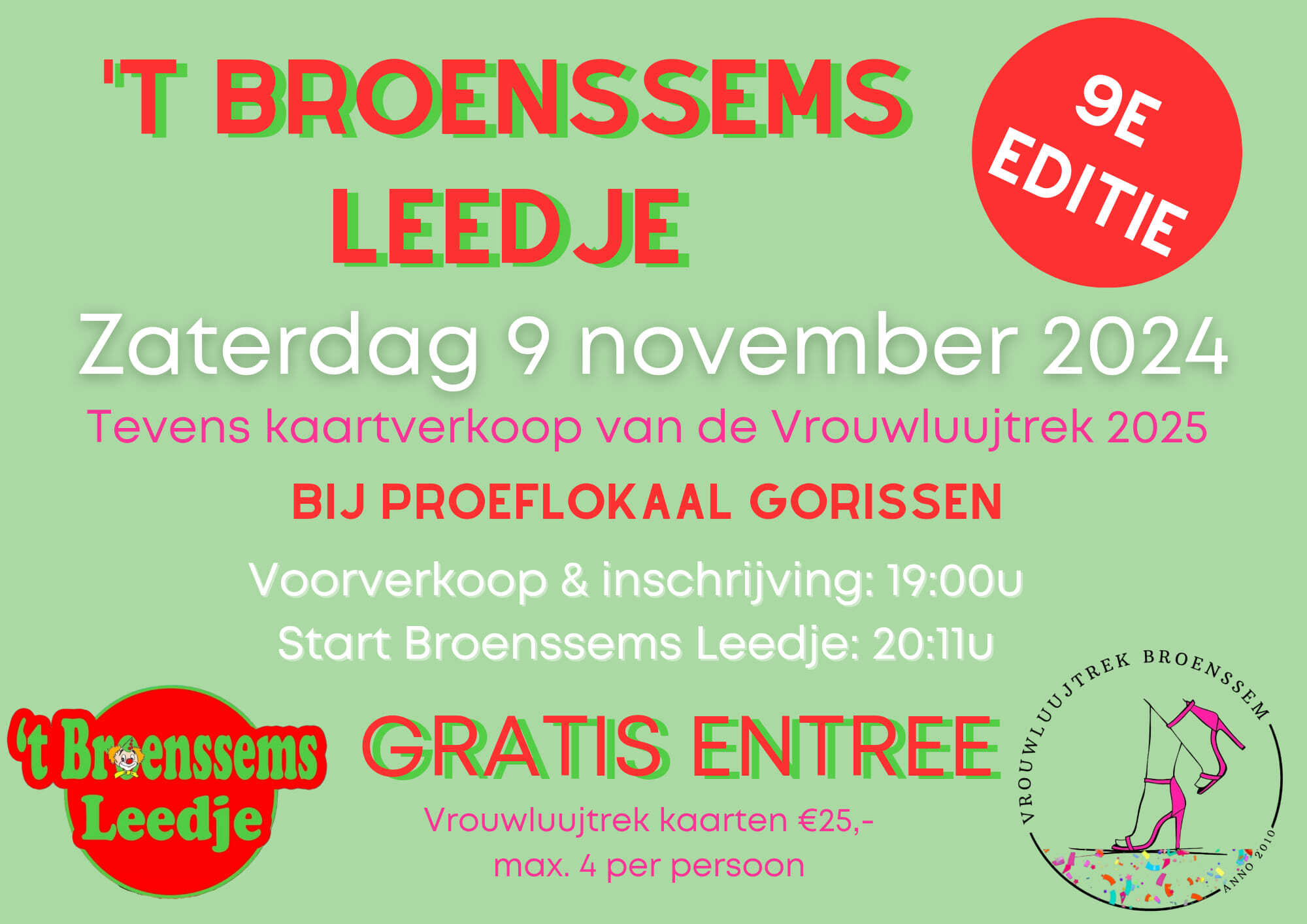 Broenssems Leedje poster