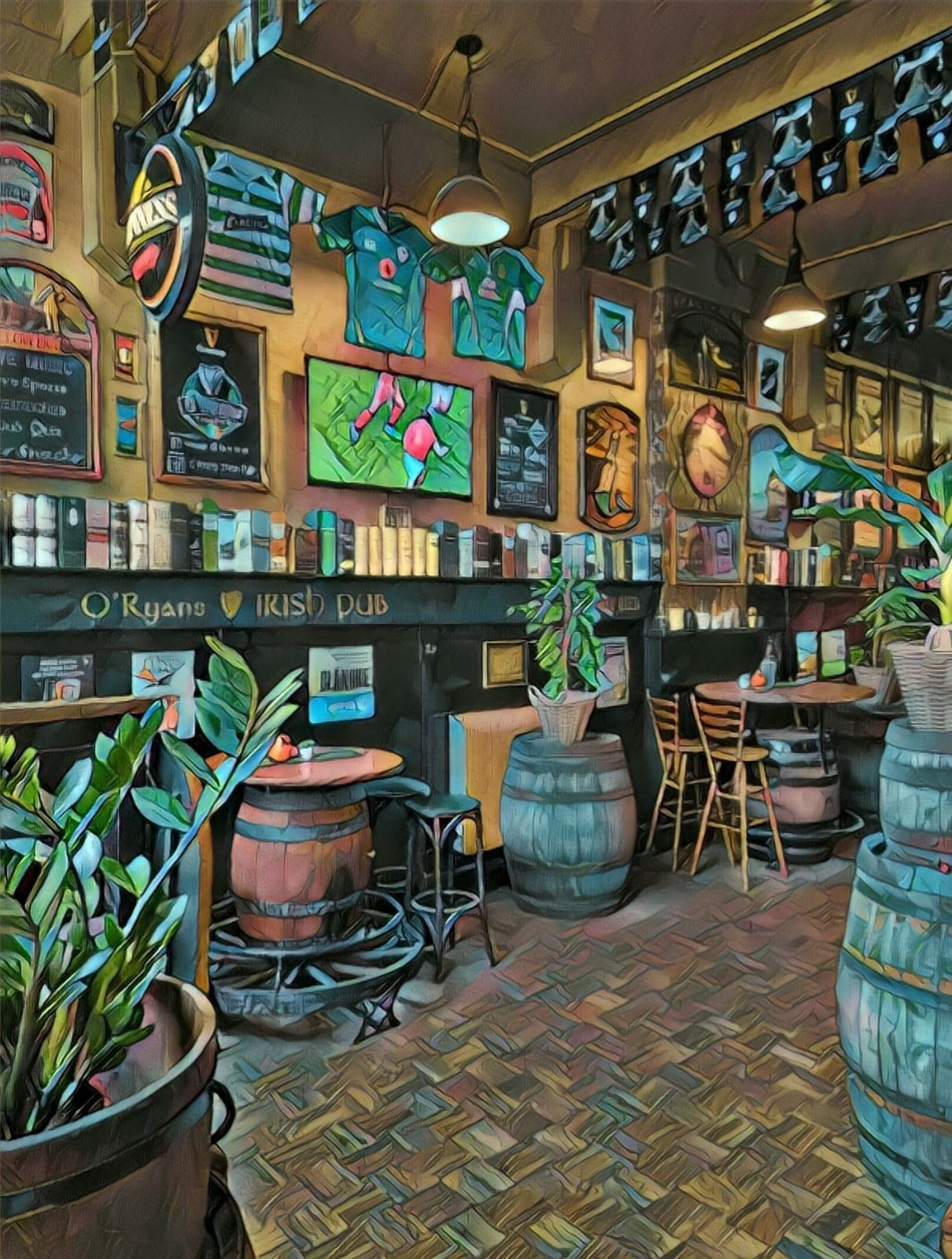 Interieur Irish Pub