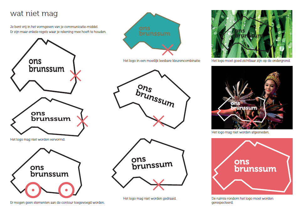 logo Brunssum verbeelding van wat er niet mag