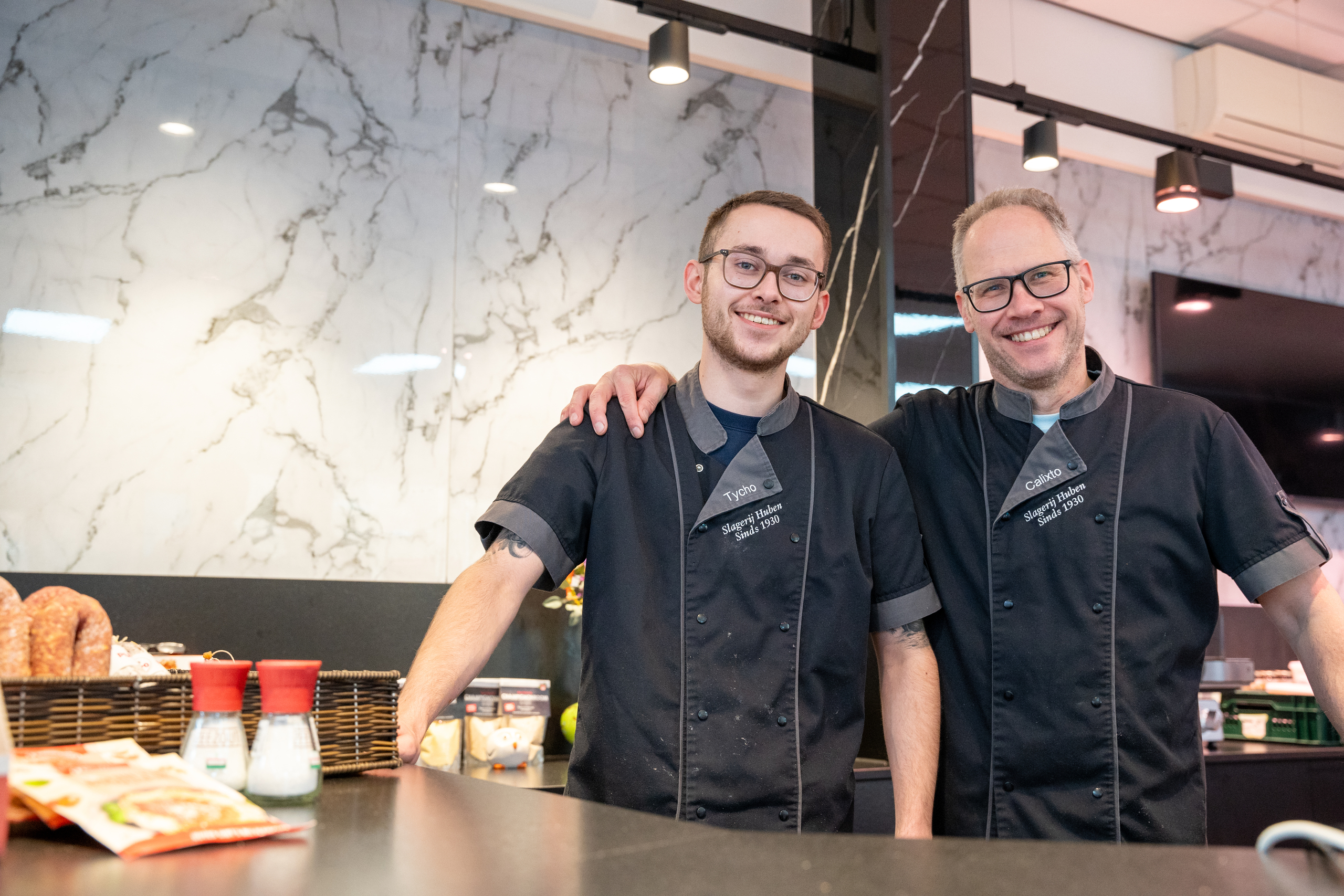 Eigenaren slagerij Huben