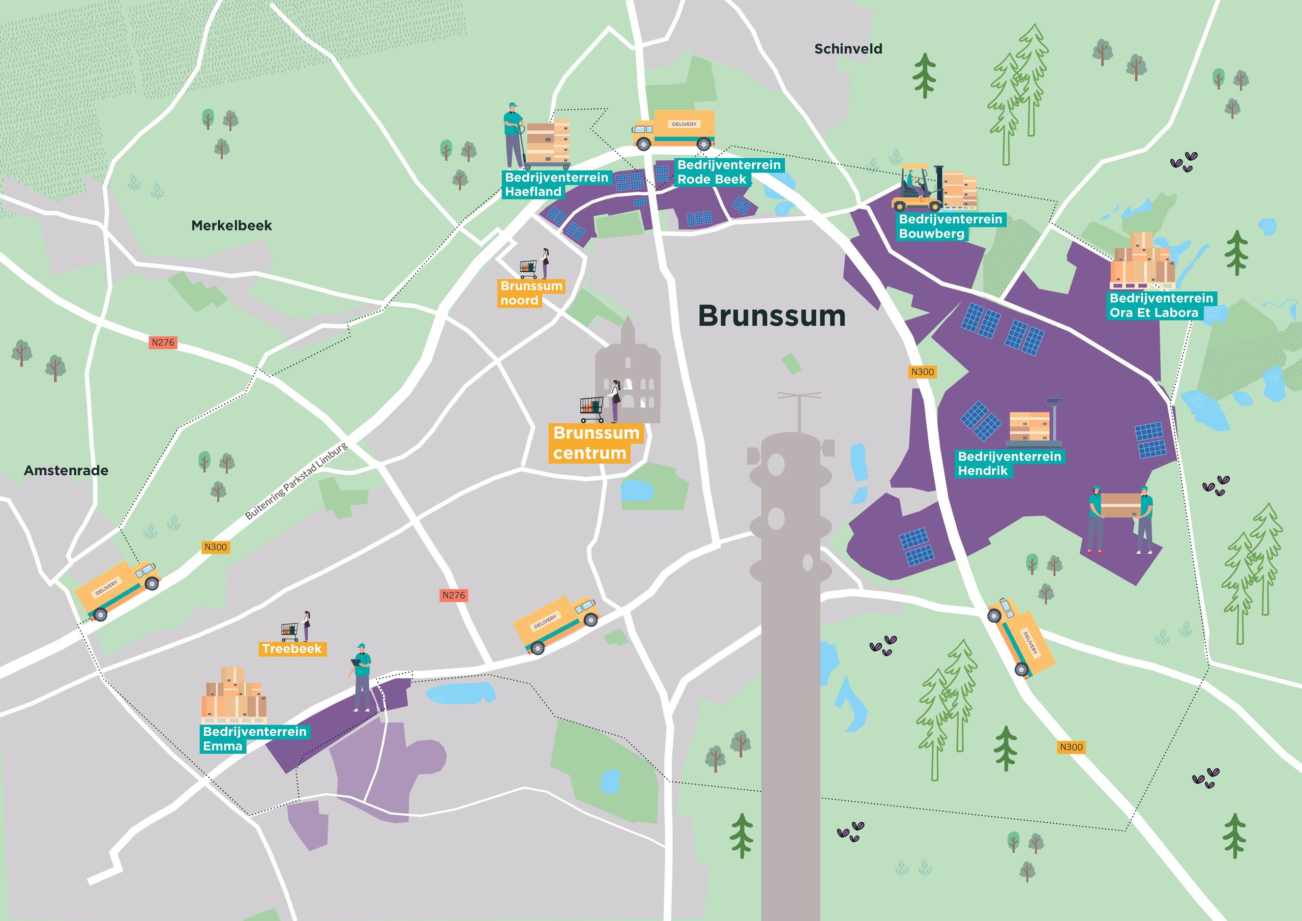 Bedrijventerreinen overzicht