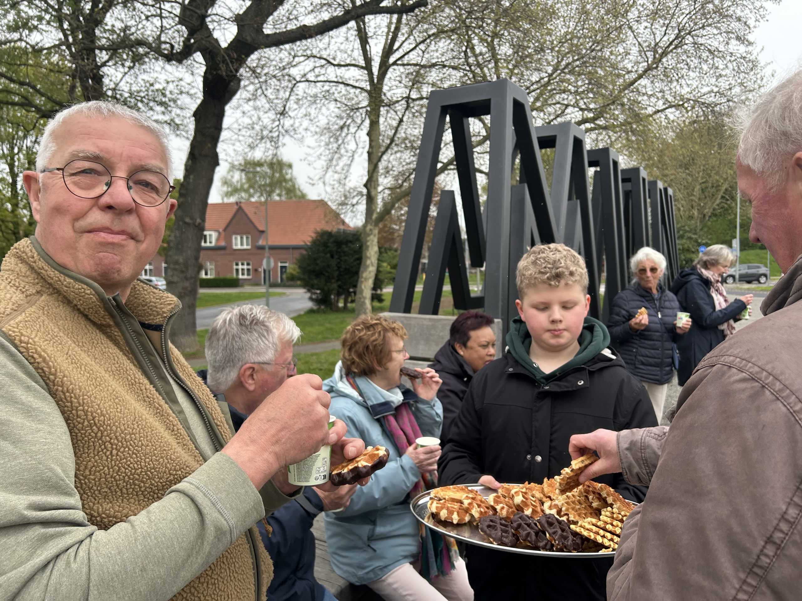 Foto wandelgroep + Noel 1