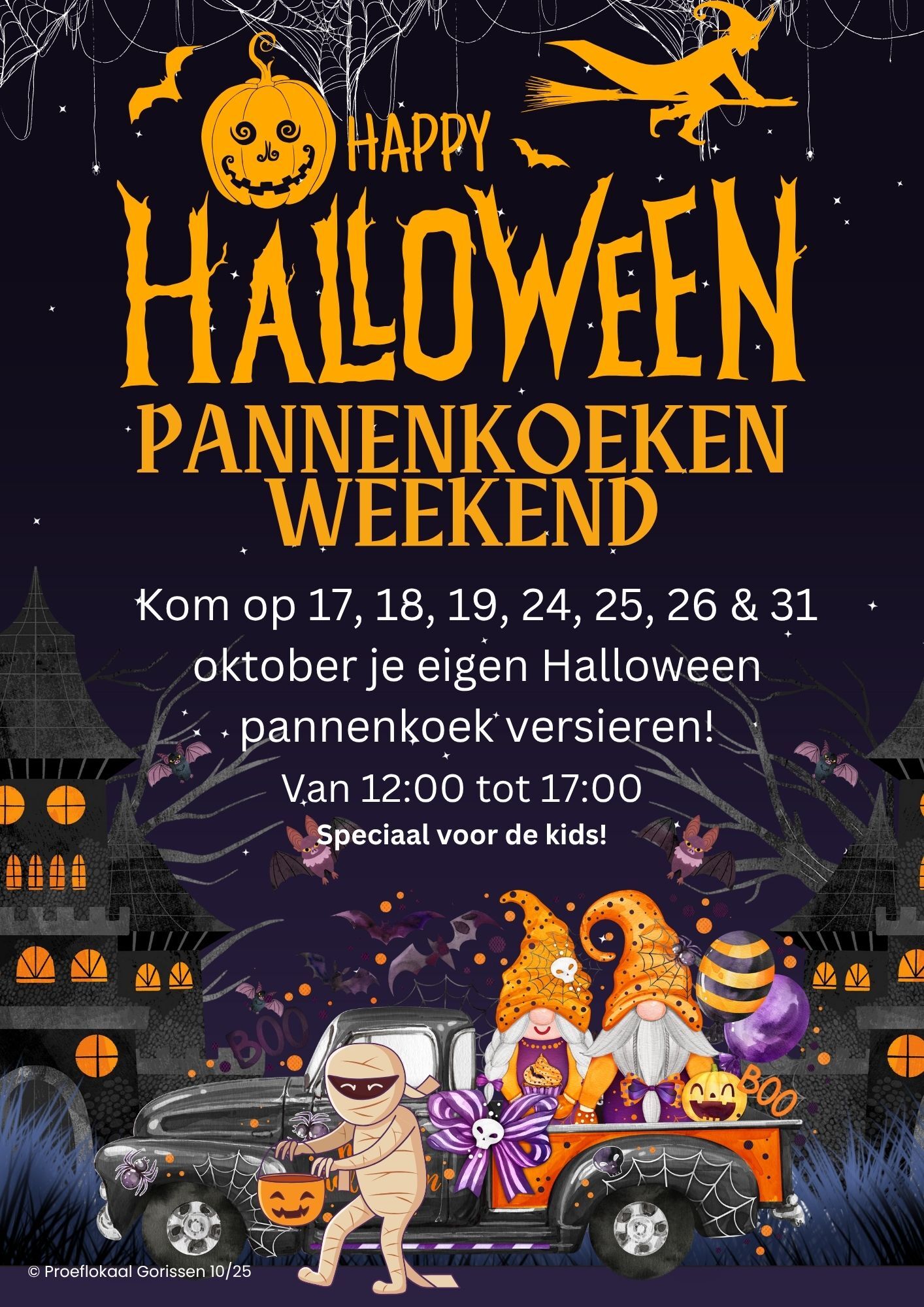 Halloween pannenkoekenweekend