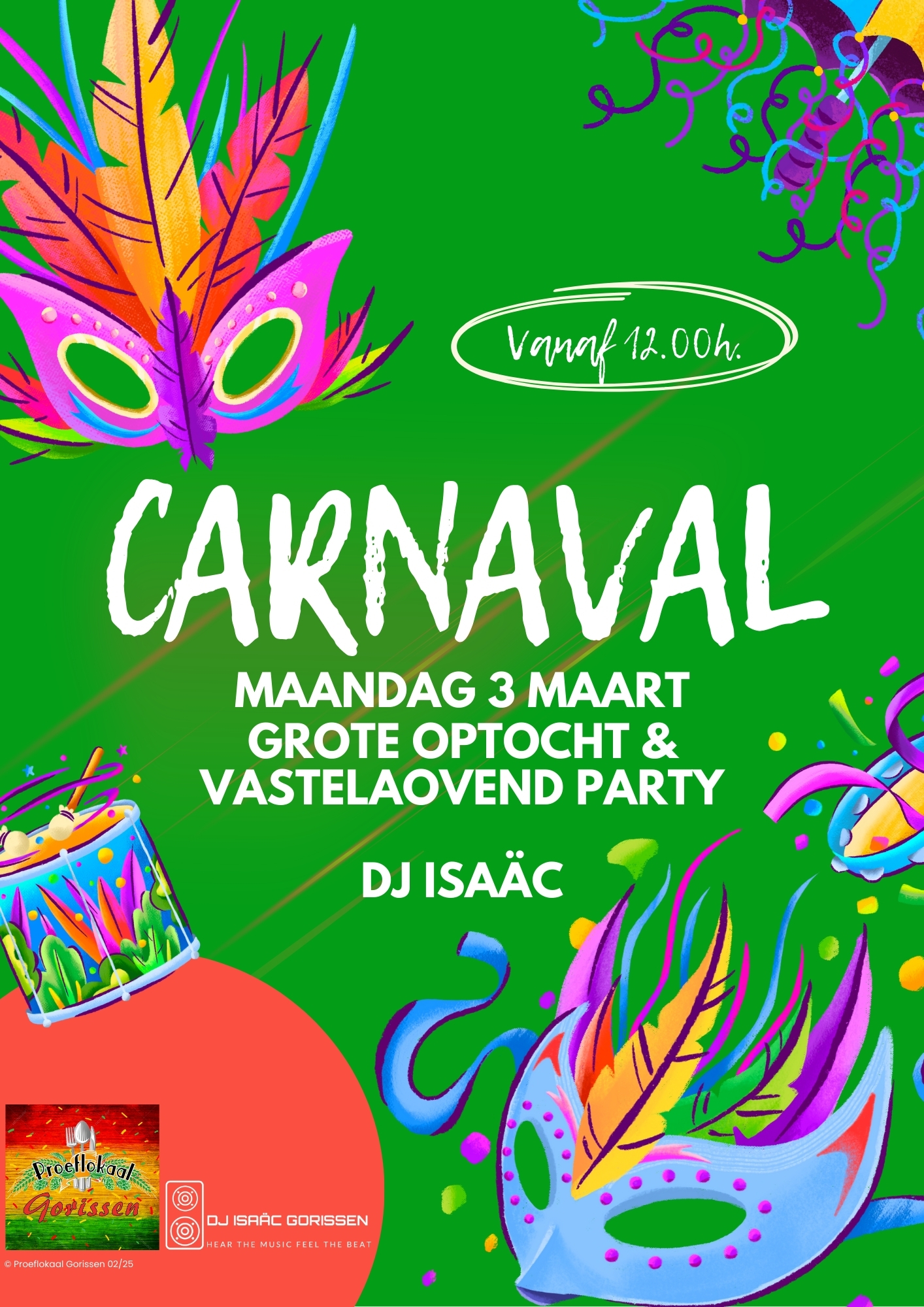 Grote optocht - Vastelaovend party 2025 website