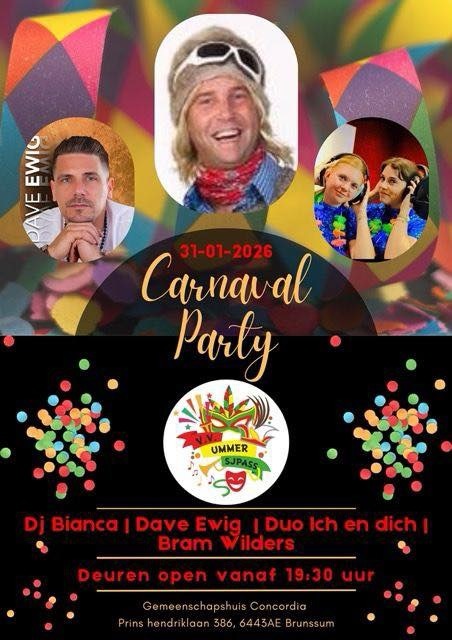 Feestavond VV ummer sjpass